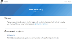 Desktop Screenshot of insanefactory.com
